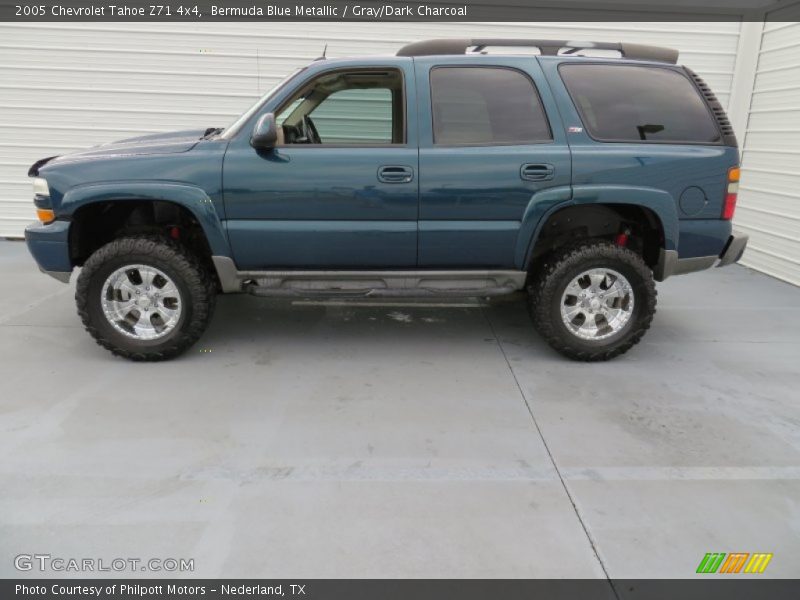 Bermuda Blue Metallic / Gray/Dark Charcoal 2005 Chevrolet Tahoe Z71 4x4