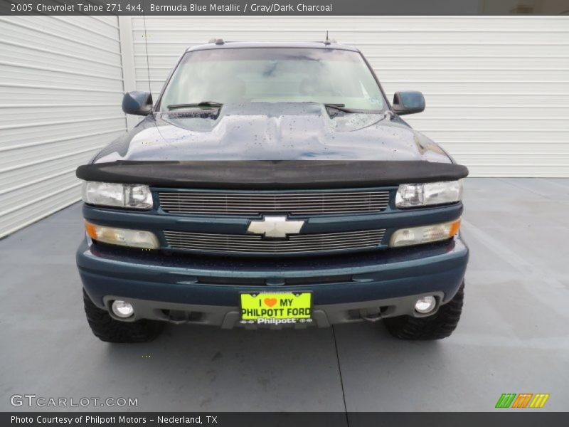 Bermuda Blue Metallic / Gray/Dark Charcoal 2005 Chevrolet Tahoe Z71 4x4