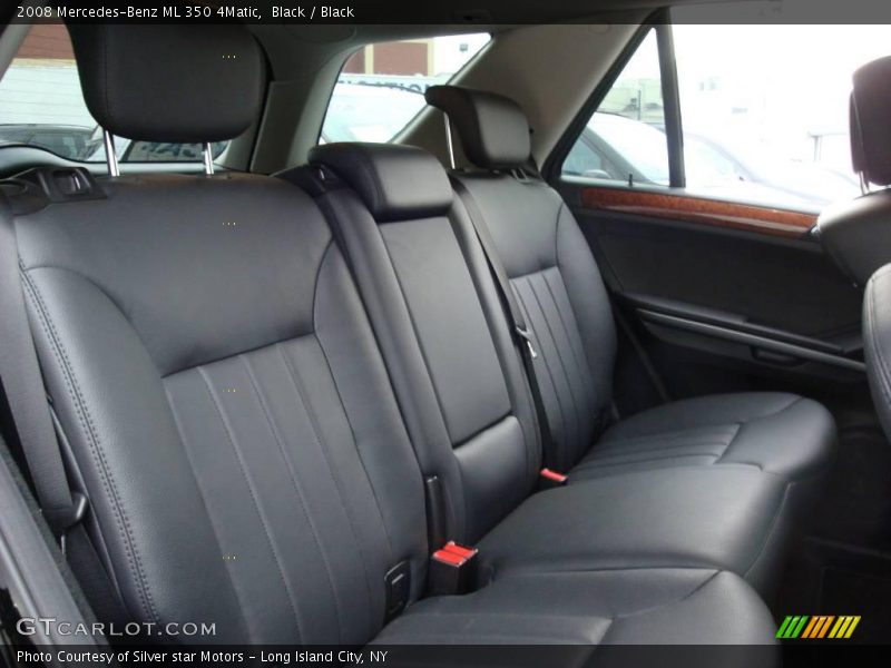 Black / Black 2008 Mercedes-Benz ML 350 4Matic