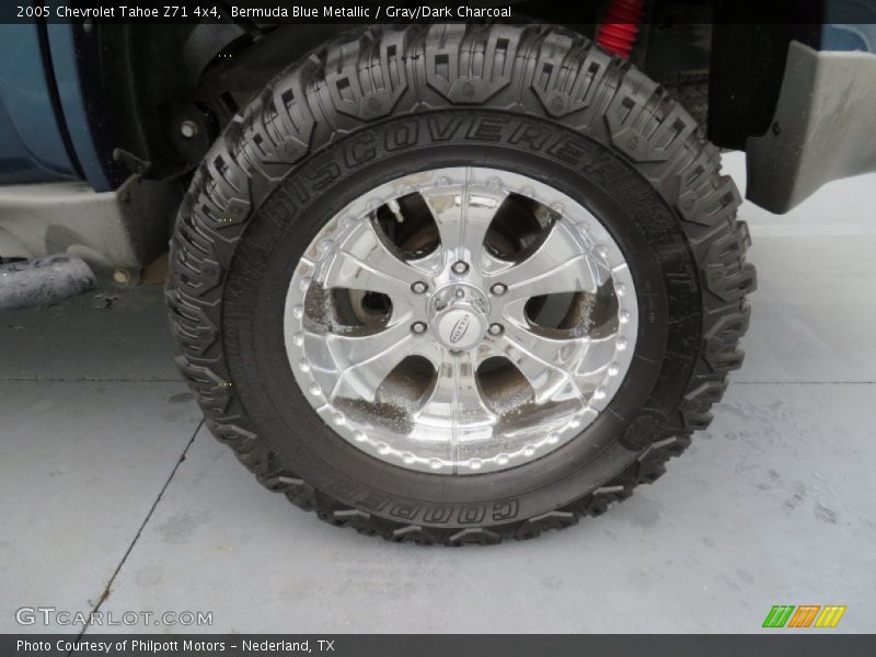 Bermuda Blue Metallic / Gray/Dark Charcoal 2005 Chevrolet Tahoe Z71 4x4