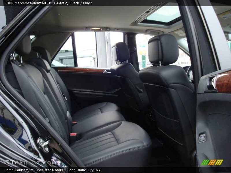 Black / Black 2008 Mercedes-Benz ML 350 4Matic