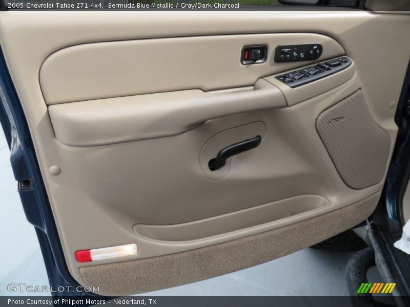 Bermuda Blue Metallic / Gray/Dark Charcoal 2005 Chevrolet Tahoe Z71 4x4