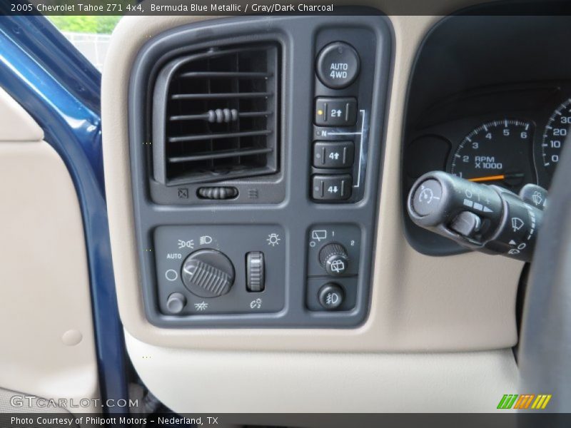 Bermuda Blue Metallic / Gray/Dark Charcoal 2005 Chevrolet Tahoe Z71 4x4