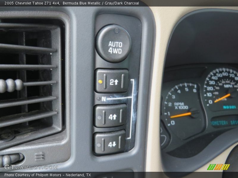 Bermuda Blue Metallic / Gray/Dark Charcoal 2005 Chevrolet Tahoe Z71 4x4