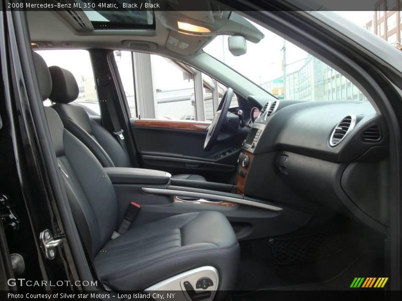 Black / Black 2008 Mercedes-Benz ML 350 4Matic