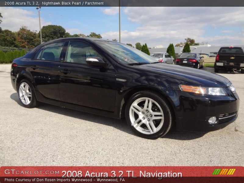 Nighthawk Black Pearl / Parchment 2008 Acura TL 3.2
