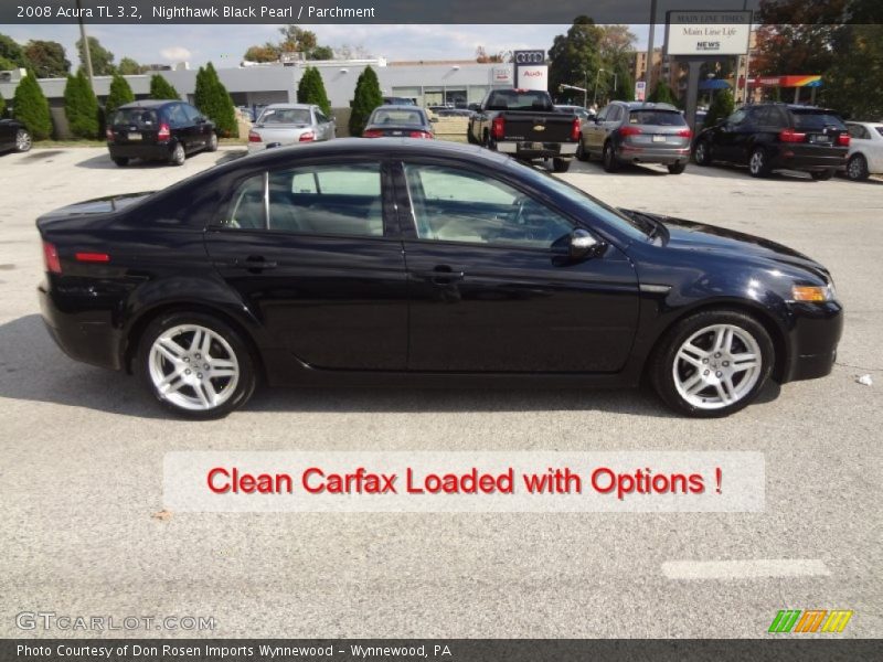 Nighthawk Black Pearl / Parchment 2008 Acura TL 3.2