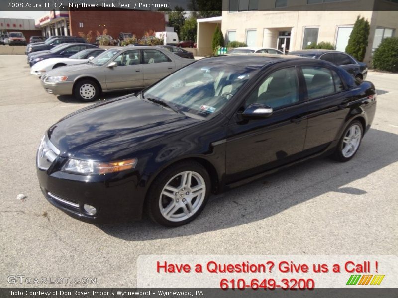 Nighthawk Black Pearl / Parchment 2008 Acura TL 3.2