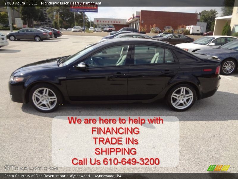 Nighthawk Black Pearl / Parchment 2008 Acura TL 3.2