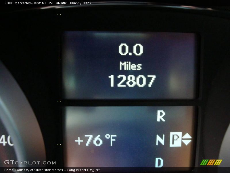 Black / Black 2008 Mercedes-Benz ML 350 4Matic