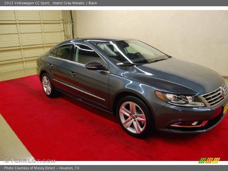 Island Gray Metallic / Black 2013 Volkswagen CC Sport