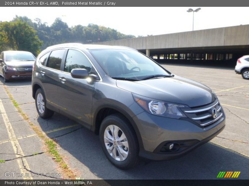 Polished Metal Metallic / Gray 2014 Honda CR-V EX-L AWD