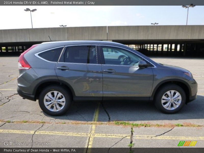 Polished Metal Metallic / Gray 2014 Honda CR-V EX-L AWD
