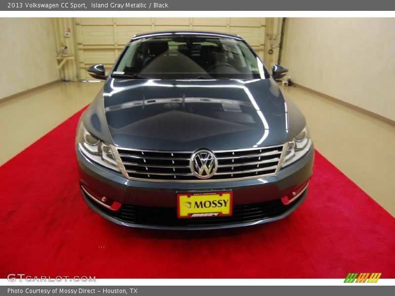 Island Gray Metallic / Black 2013 Volkswagen CC Sport