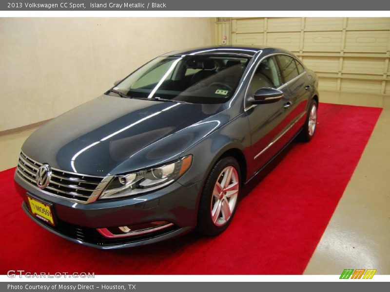 Island Gray Metallic / Black 2013 Volkswagen CC Sport
