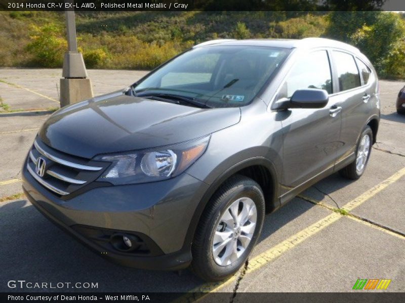 Polished Metal Metallic / Gray 2014 Honda CR-V EX-L AWD