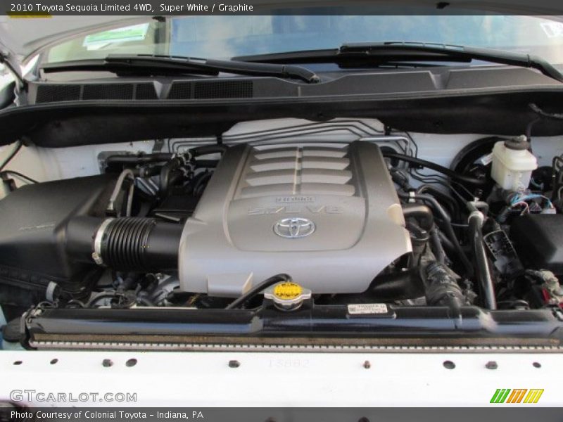 Super White / Graphite 2010 Toyota Sequoia Limited 4WD