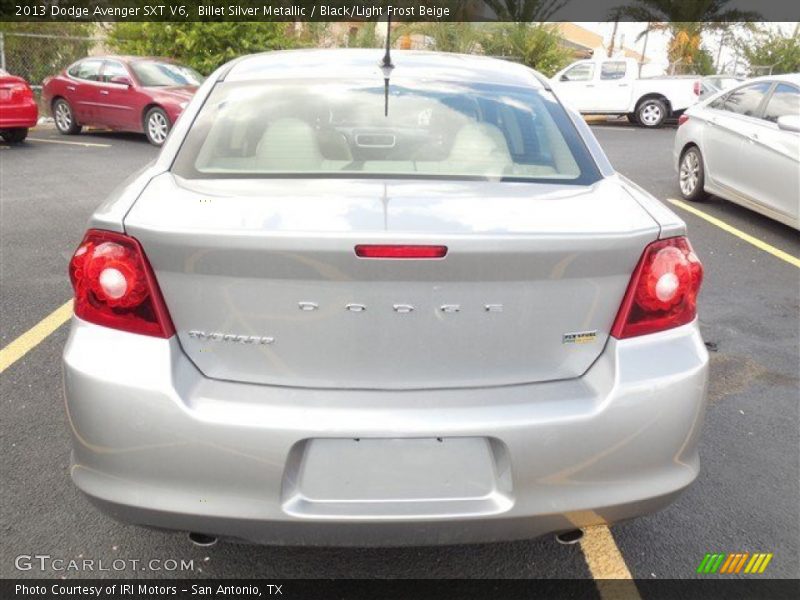 Billet Silver Metallic / Black/Light Frost Beige 2013 Dodge Avenger SXT V6