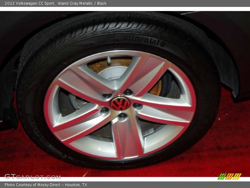 Island Gray Metallic / Black 2013 Volkswagen CC Sport