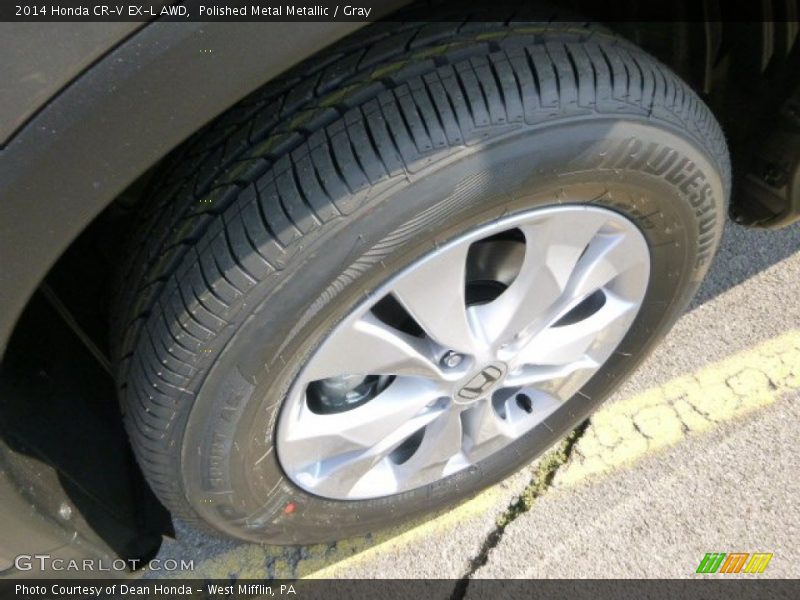 Polished Metal Metallic / Gray 2014 Honda CR-V EX-L AWD