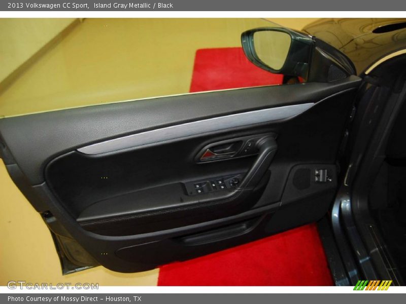Island Gray Metallic / Black 2013 Volkswagen CC Sport