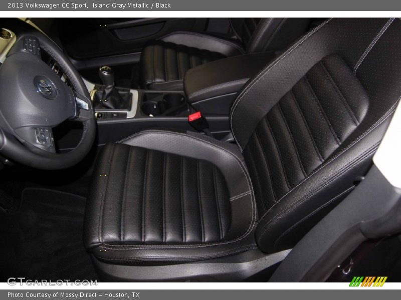 Island Gray Metallic / Black 2013 Volkswagen CC Sport