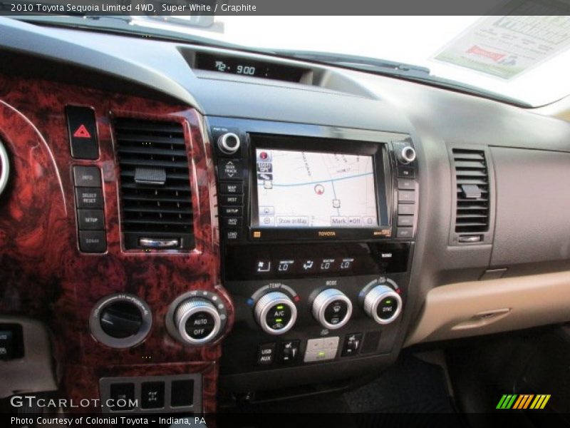 Super White / Graphite 2010 Toyota Sequoia Limited 4WD