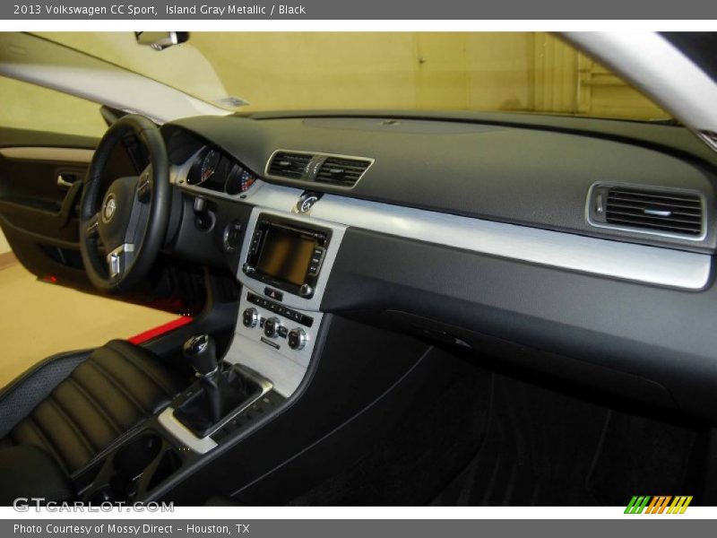 Island Gray Metallic / Black 2013 Volkswagen CC Sport