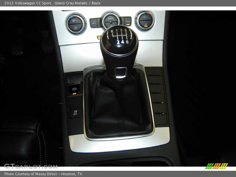 Island Gray Metallic / Black 2013 Volkswagen CC Sport