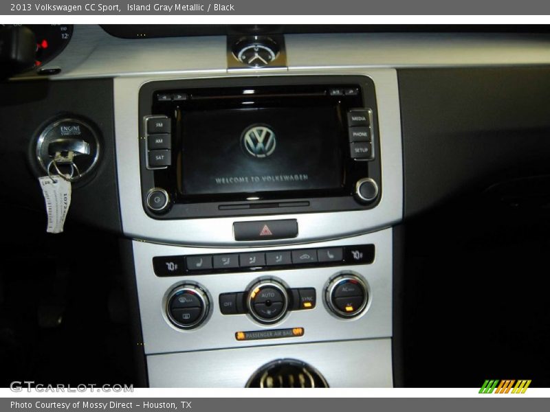 Island Gray Metallic / Black 2013 Volkswagen CC Sport