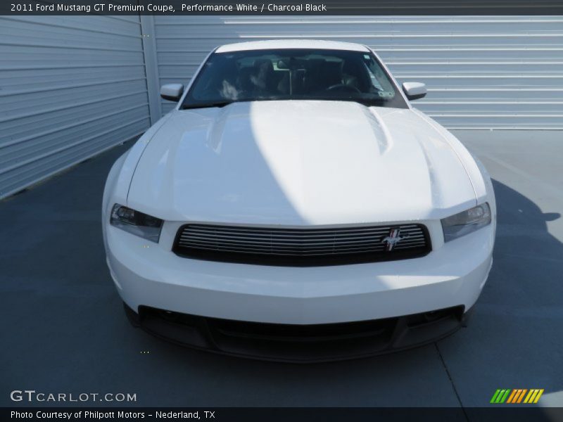 Performance White / Charcoal Black 2011 Ford Mustang GT Premium Coupe