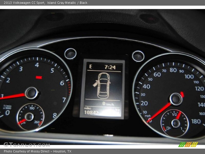 Island Gray Metallic / Black 2013 Volkswagen CC Sport
