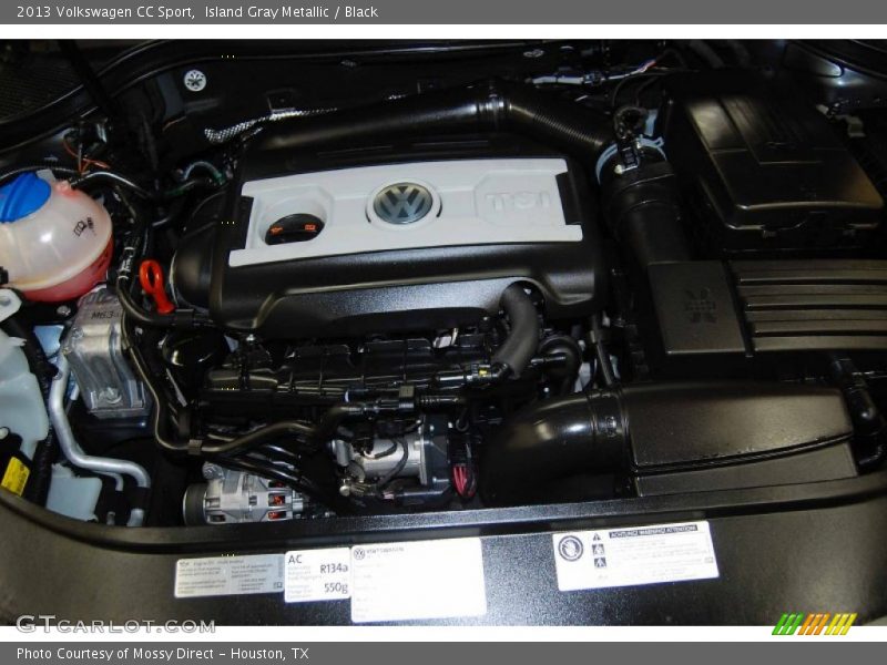 Island Gray Metallic / Black 2013 Volkswagen CC Sport