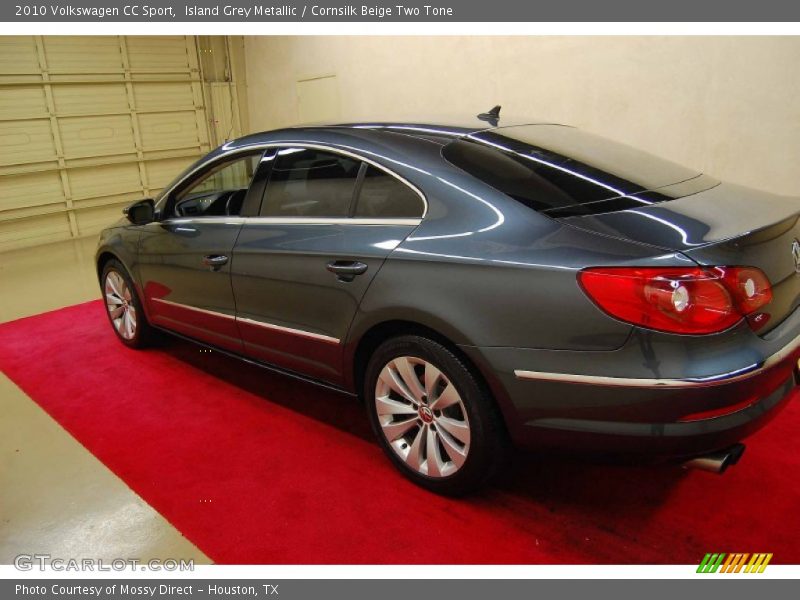 Island Grey Metallic / Cornsilk Beige Two Tone 2010 Volkswagen CC Sport