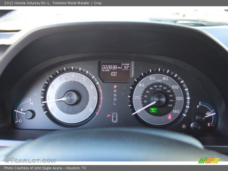 Polished Metal Metallic / Gray 2012 Honda Odyssey EX-L