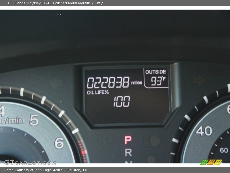Polished Metal Metallic / Gray 2012 Honda Odyssey EX-L