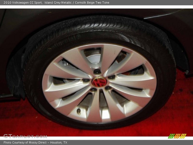 Island Grey Metallic / Cornsilk Beige Two Tone 2010 Volkswagen CC Sport