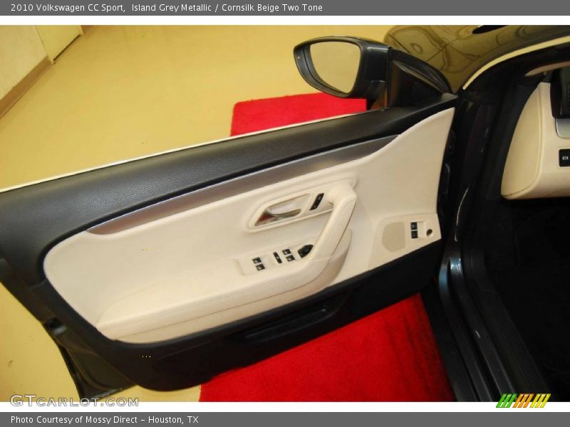 Island Grey Metallic / Cornsilk Beige Two Tone 2010 Volkswagen CC Sport