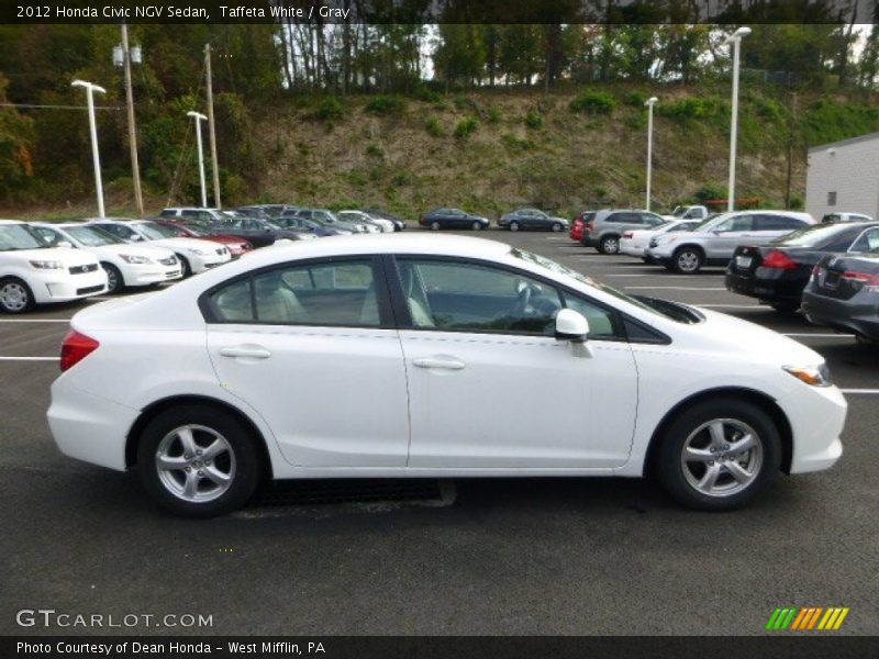 Taffeta White / Gray 2012 Honda Civic NGV Sedan
