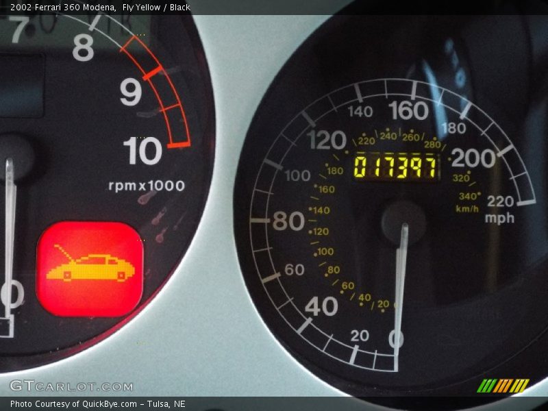 Fly Yellow / Black 2002 Ferrari 360 Modena