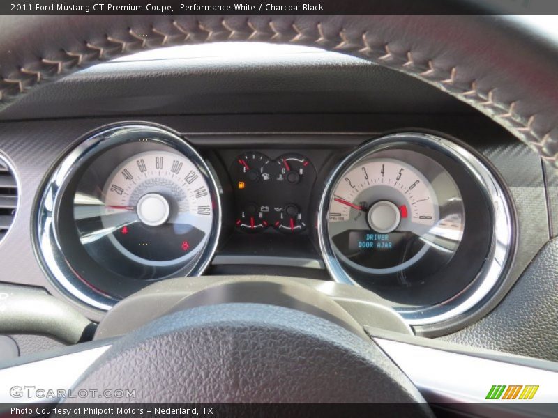 Performance White / Charcoal Black 2011 Ford Mustang GT Premium Coupe