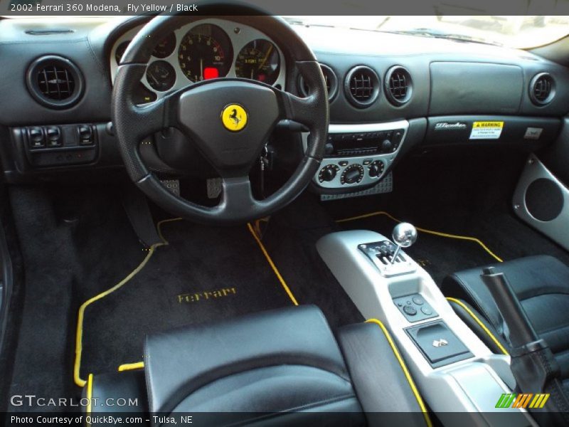 Fly Yellow / Black 2002 Ferrari 360 Modena