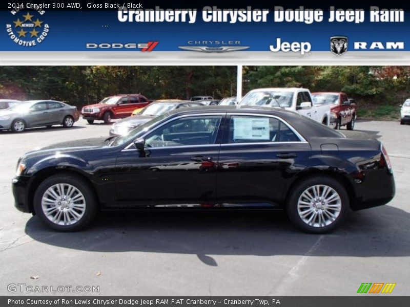 Gloss Black / Black 2014 Chrysler 300 AWD
