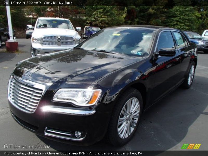 Gloss Black / Black 2014 Chrysler 300 AWD