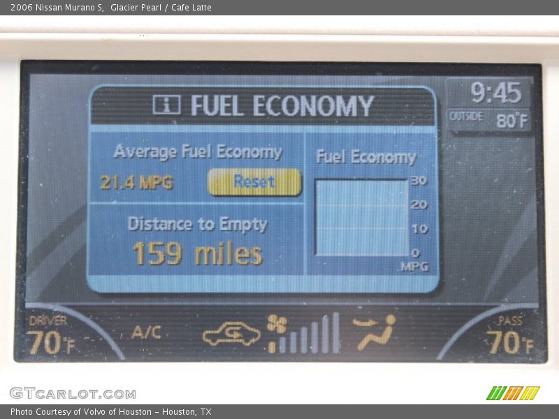 Glacier Pearl / Cafe Latte 2006 Nissan Murano S