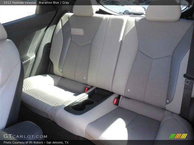 Marathon Blue / Gray 2012 Hyundai Veloster