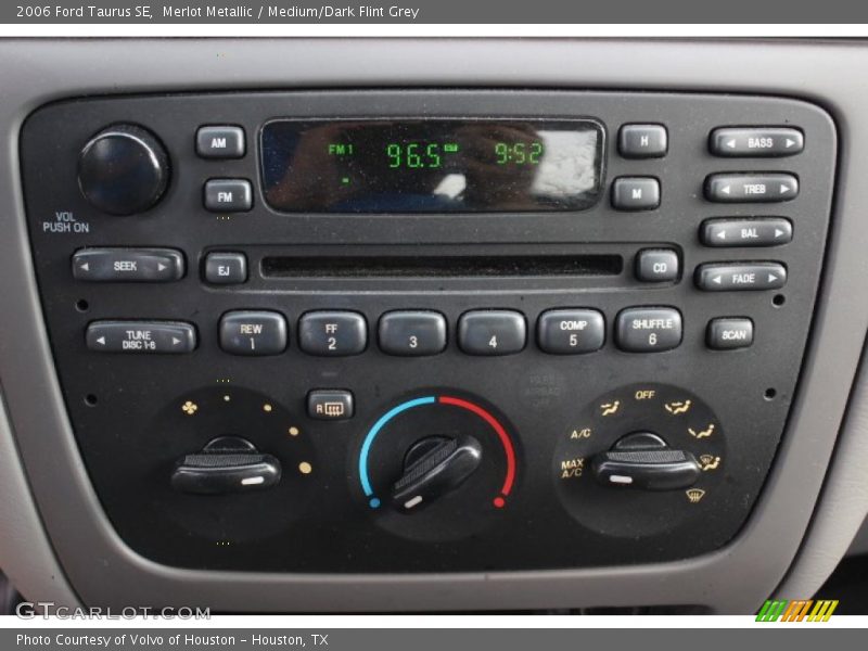 Merlot Metallic / Medium/Dark Flint Grey 2006 Ford Taurus SE