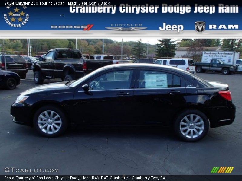 Black Clear Coat / Black 2014 Chrysler 200 Touring Sedan