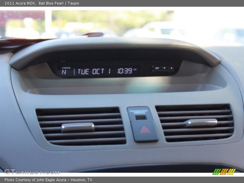 Bali Blue Pearl / Taupe 2011 Acura MDX