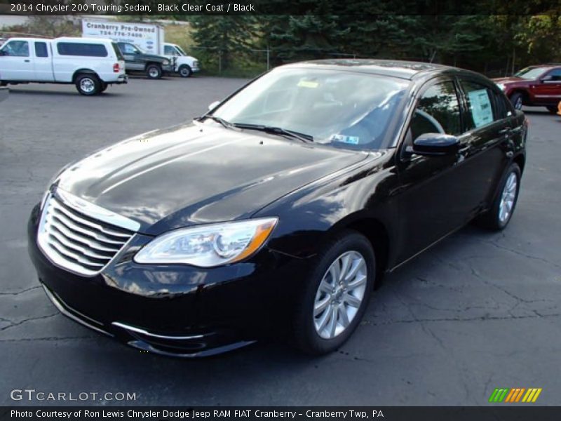 Black Clear Coat / Black 2014 Chrysler 200 Touring Sedan